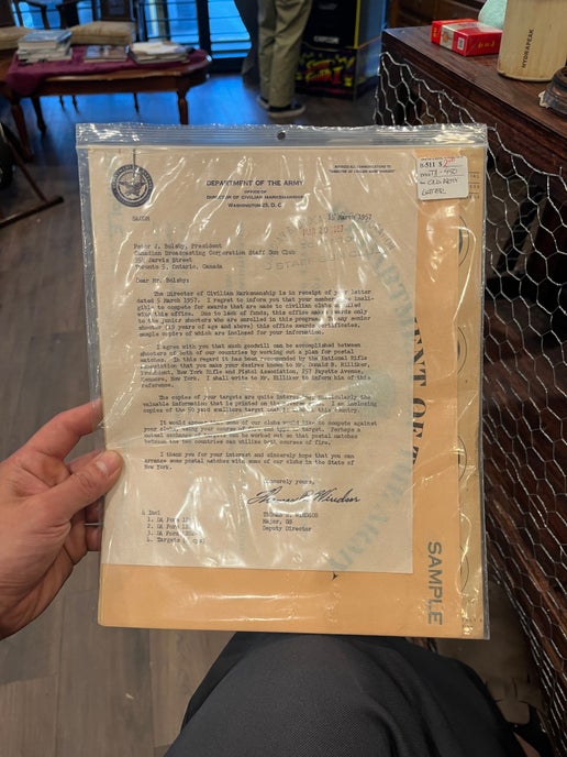 Old Army Letter