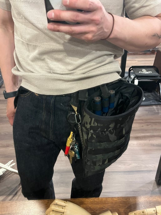 Tactical 12GA Shotgun Pouch – Black Multicam