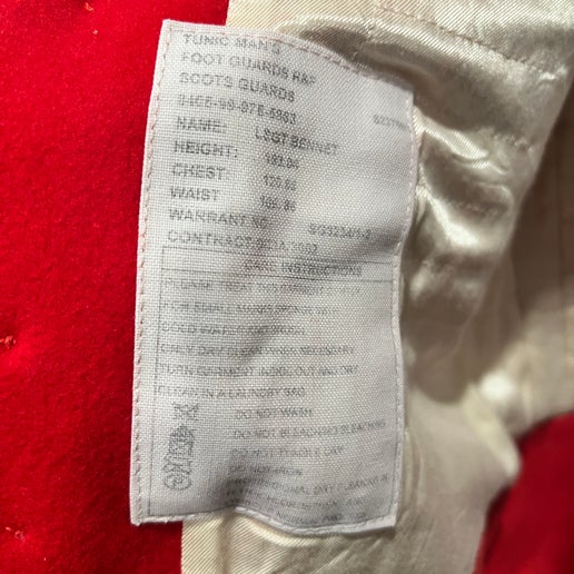 Scots Guards Ceremonial Tunic – Foot Guards Pattern