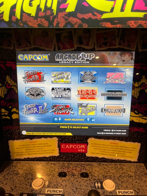 borne d'arcade Street Fighter