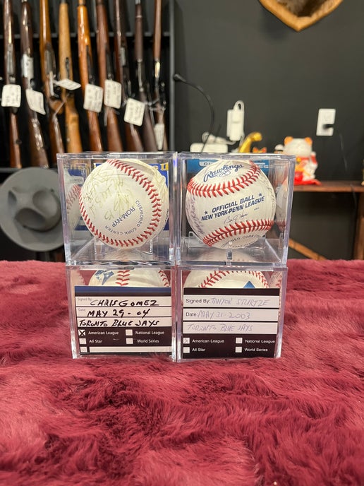 Lots de balles de baseball signées