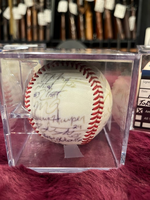 Lots de balles de baseball signées