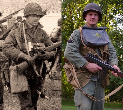 二战诺曼底登陆伞兵突击制服套装 - 高级复制品