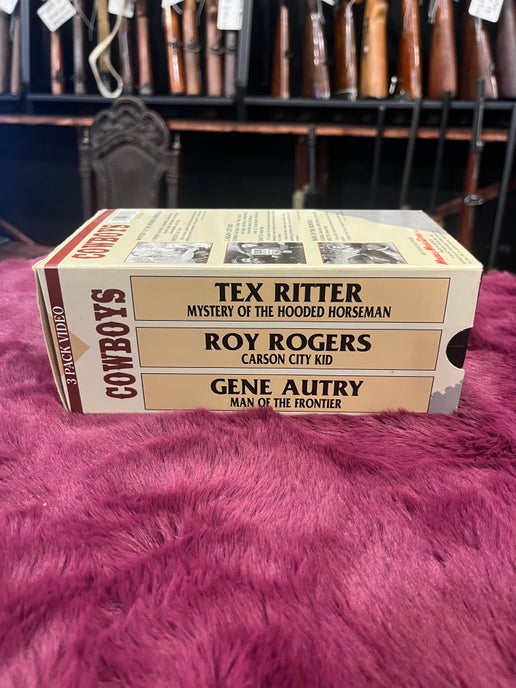 Cowboys 3 movies video tapes