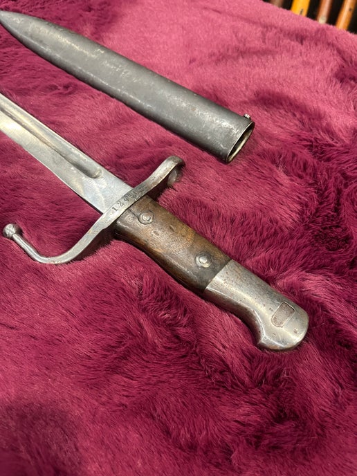 土耳其/德国 M1903 毛瑟刺刀 – As.Fa. 缩短型,带刀鞘