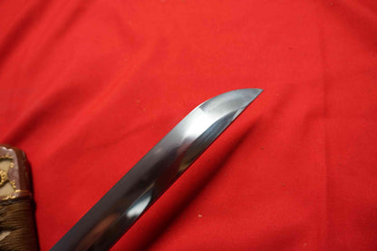 Japanese Type 98 Gunto – Signed Yabushita Yoshimitsu – Leather-Covered Military Mounts – Special Order