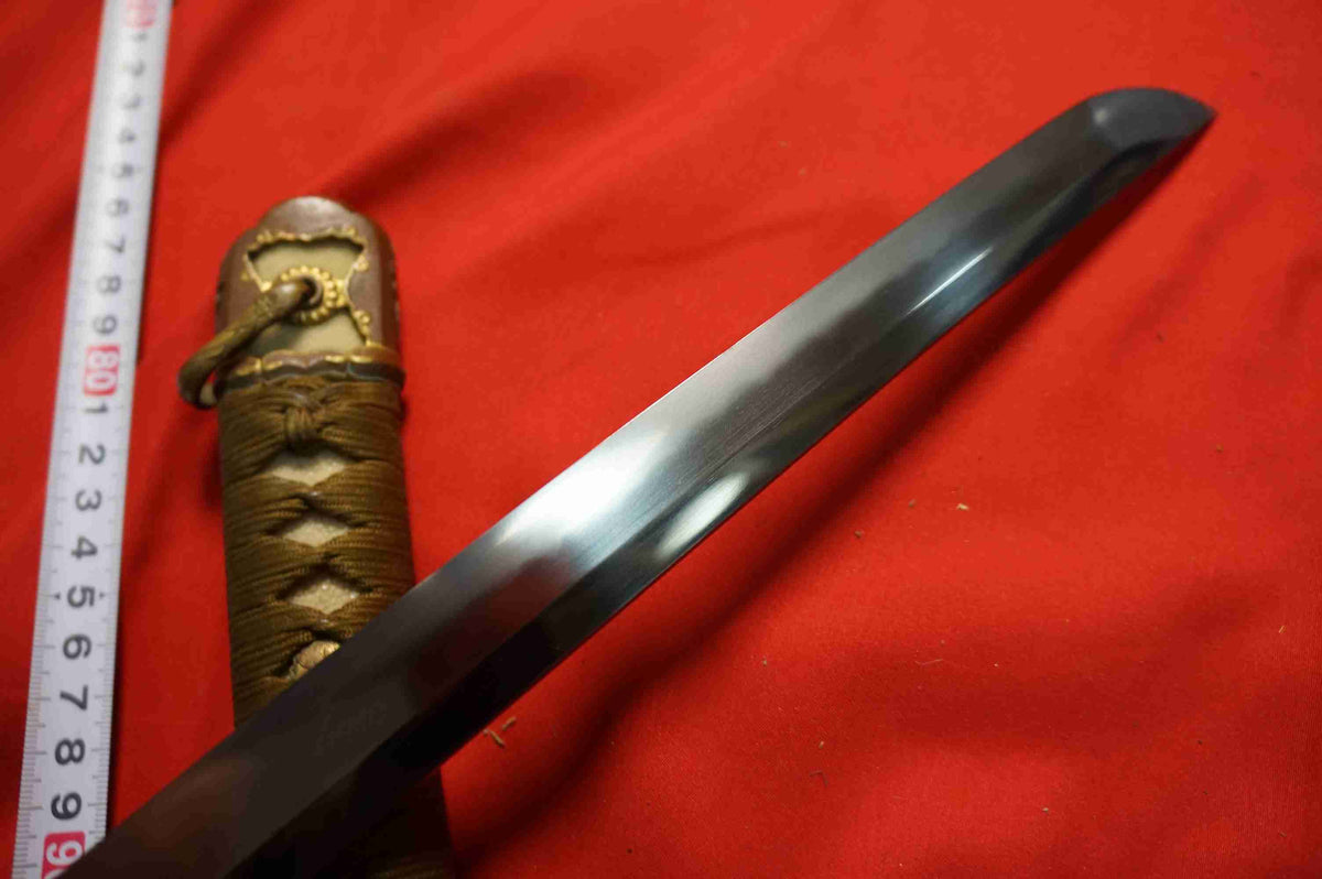 Japanese Type 98 Gunto – Signed Yabushita Yoshimitsu – Leather-Covered Military Mounts – Special Order