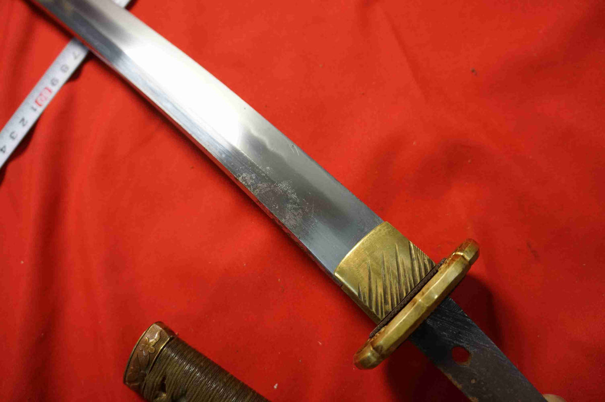 Japanese Type 98 Gunto – Signed Yabushita Yoshimitsu – Leather-Covered Military Mounts – Special Order