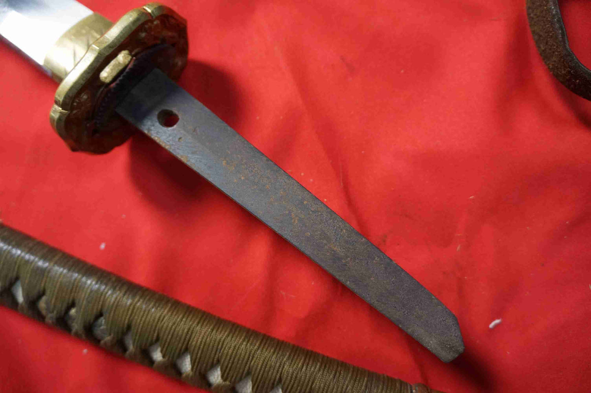 Japanese Type 98 Gunto – Signed Yabushita Yoshimitsu – Leather-Covered Military Mounts – Special Order