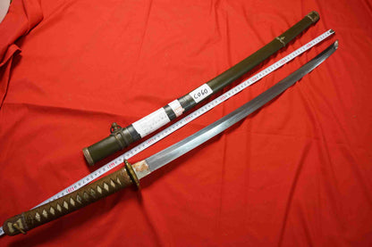 Japanese Type 98 Shin-Gunto – Signed “Kawachi no Kami Kunisuke” (河内守国助) – 64.6 cm – Japanese Registration Certificate – Special Order