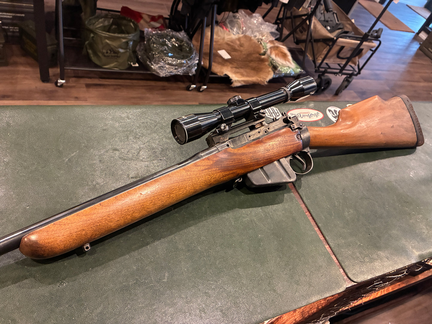 Lee-Enfield No.4 Mk I Sporterized Rifle in .303 British with Weaver Challenger 4x Scope