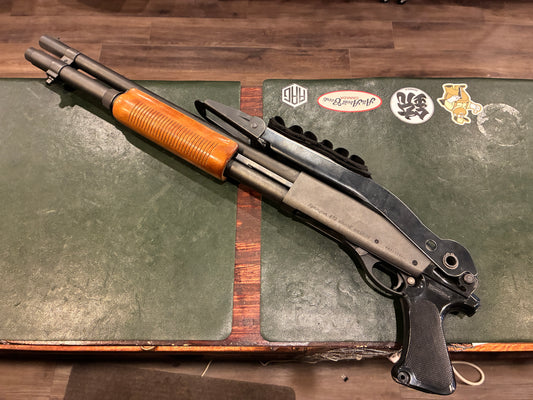 Remington 870 Marine Magnum 12GA – XCS Titanium Nitride Coating – PFS-87 Folding Stock