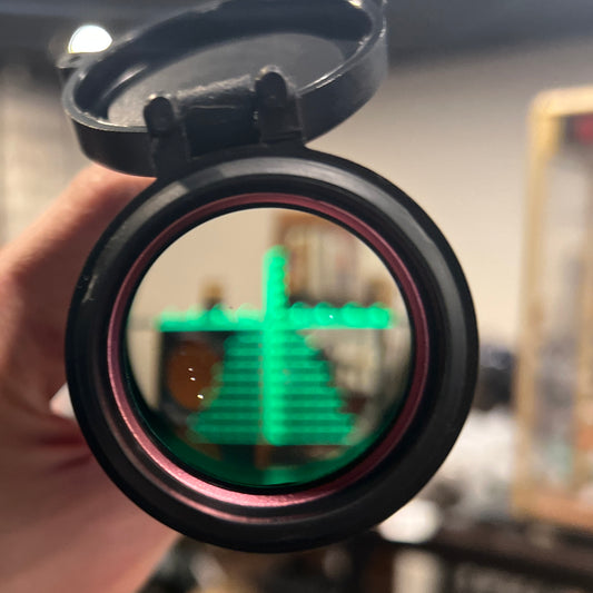 T-Eagle AR 1–6×24IR LPVO Scope (Pink–Blue Gradient) with Matching Mount — Dual-Color Illumination / Brand New