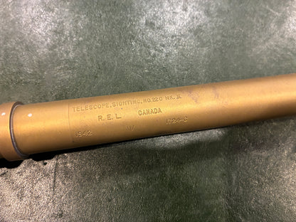 WWII Canadian R.E.L. Telescope, Sighting No.22C Mk.II (1942) – Artillery Optical Sight