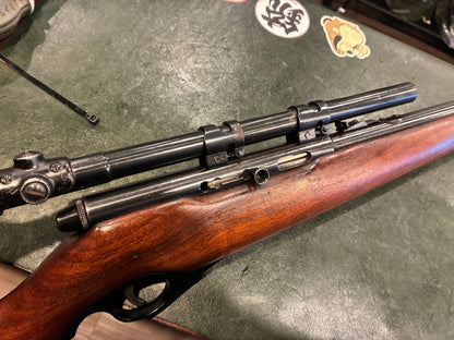 Mossberg Model 151K .22 LR Semi-Automatic Rifle with Vintage Scope