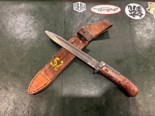 Czech VZ.58 Bayonet with Leather Scabbard – Matching Marked 51G66 / 098