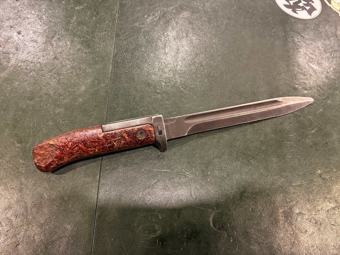 Czech VZ.58 Bayonet with Leather Scabbard – Matching Marked 51G66 / 098