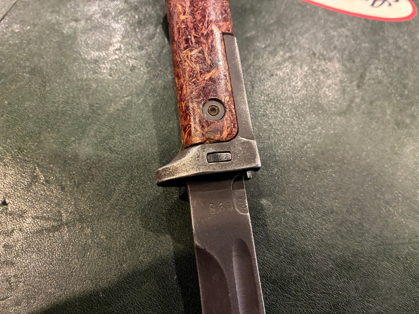 Czech VZ.58 Bayonet with Leather Scabbard – Matching Marked 51G66 / 098