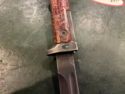 Czech VZ.58 Bayonet with Leather Scabbard – Matching Marked 51G66 / 098