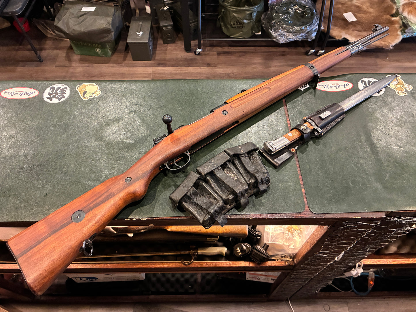 Czech Brno Vz.24 Bolt-Action Rifle – Matching Stock Number – Includes Bayonet, Scabbard & Leather Frog