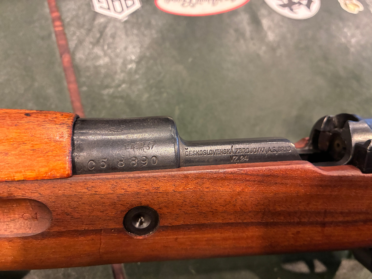 Czech Brno Vz.24 Bolt-Action Rifle – Matching Stock Number – Includes Bayonet, Scabbard & Leather Frog