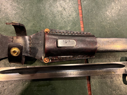 Czech Brno Vz.24 Bolt-Action Rifle – Matching Stock Number – Includes Bayonet, Scabbard & Leather Frog