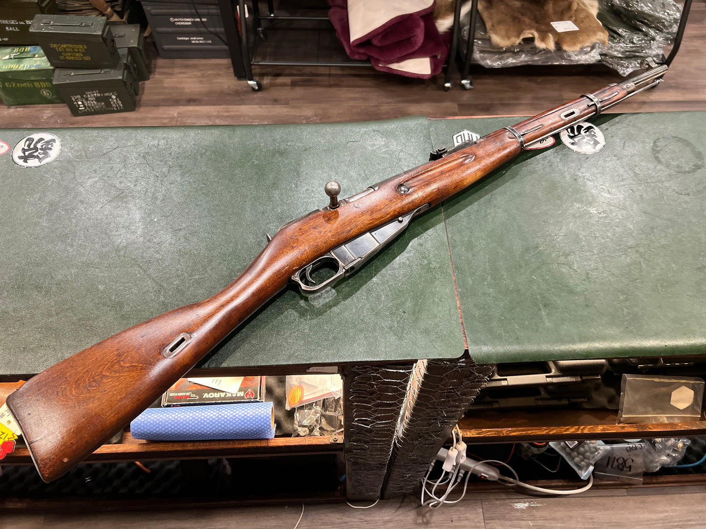 WWII Soviet Mosin-Nagant M38 Carbine (1941) Complete with Cleaning Rod, 7.62×54R