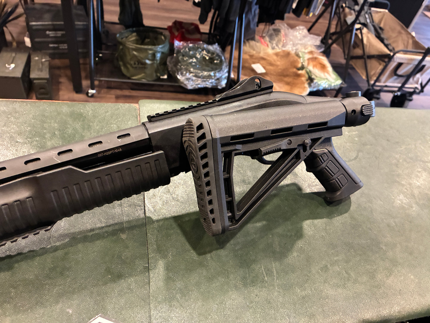 Hunt Group XRP Tactical Pump Shotgun – Folding / Adjustable Stock – Muzzle Brake – 18.5" Barrel – 12 Gauge