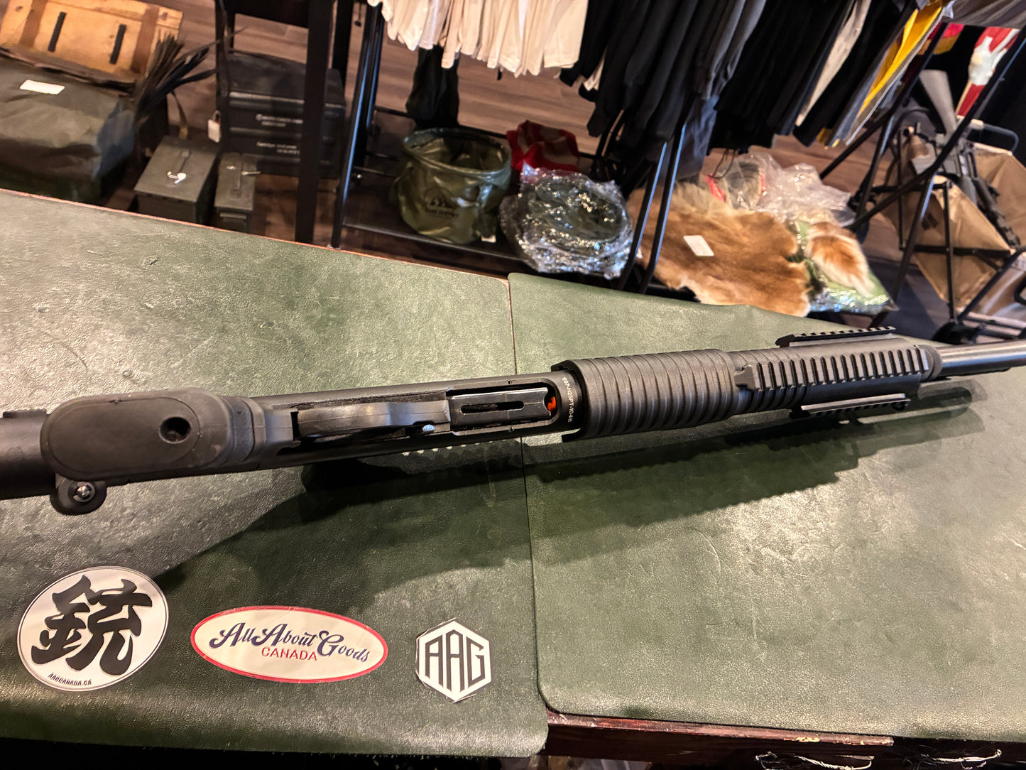 Hunt Group XRP Tactical Pump Shotgun – Folding / Adjustable Stock – Muzzle Brake – 18.5" Barrel – 12 Gauge