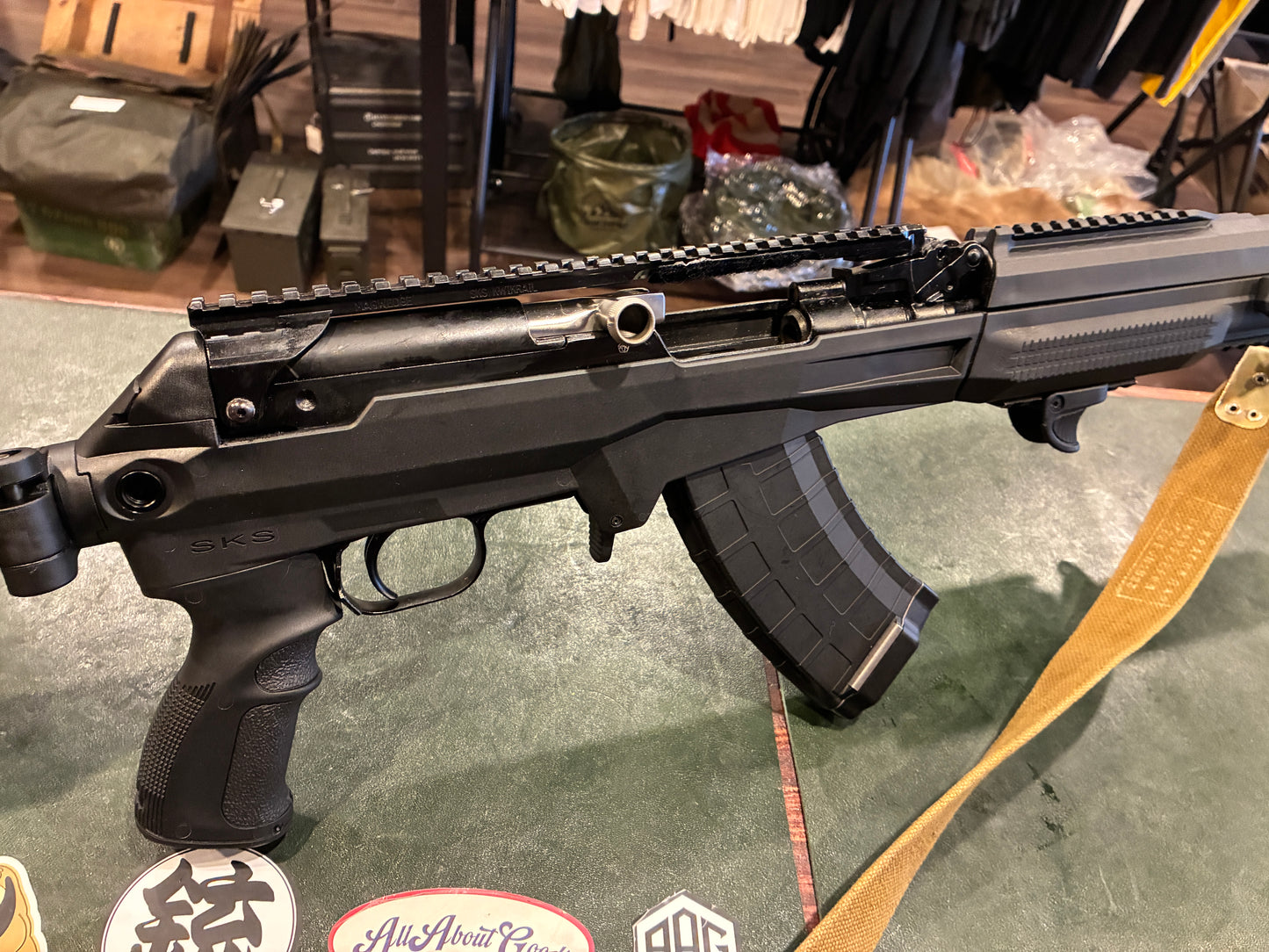 SKS Semi-Automatic Rifle – 7.62×39 – 18.6" Barrel – FAB Defense Tactical Chassis – Detachable Magazine