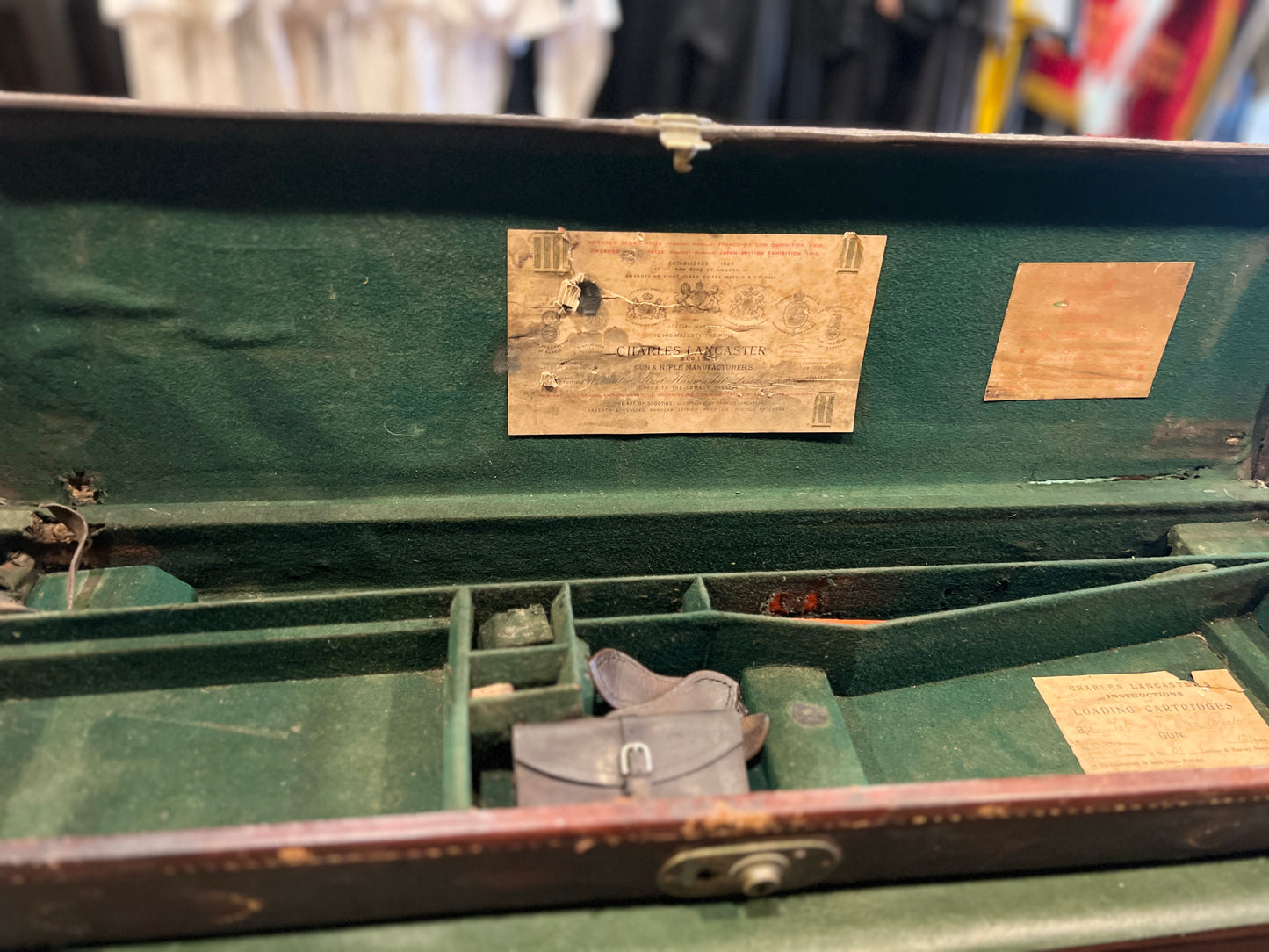 Charles Lancaster Grade E 12 Gauge Side-by-Side Double Shotgun with Original Case