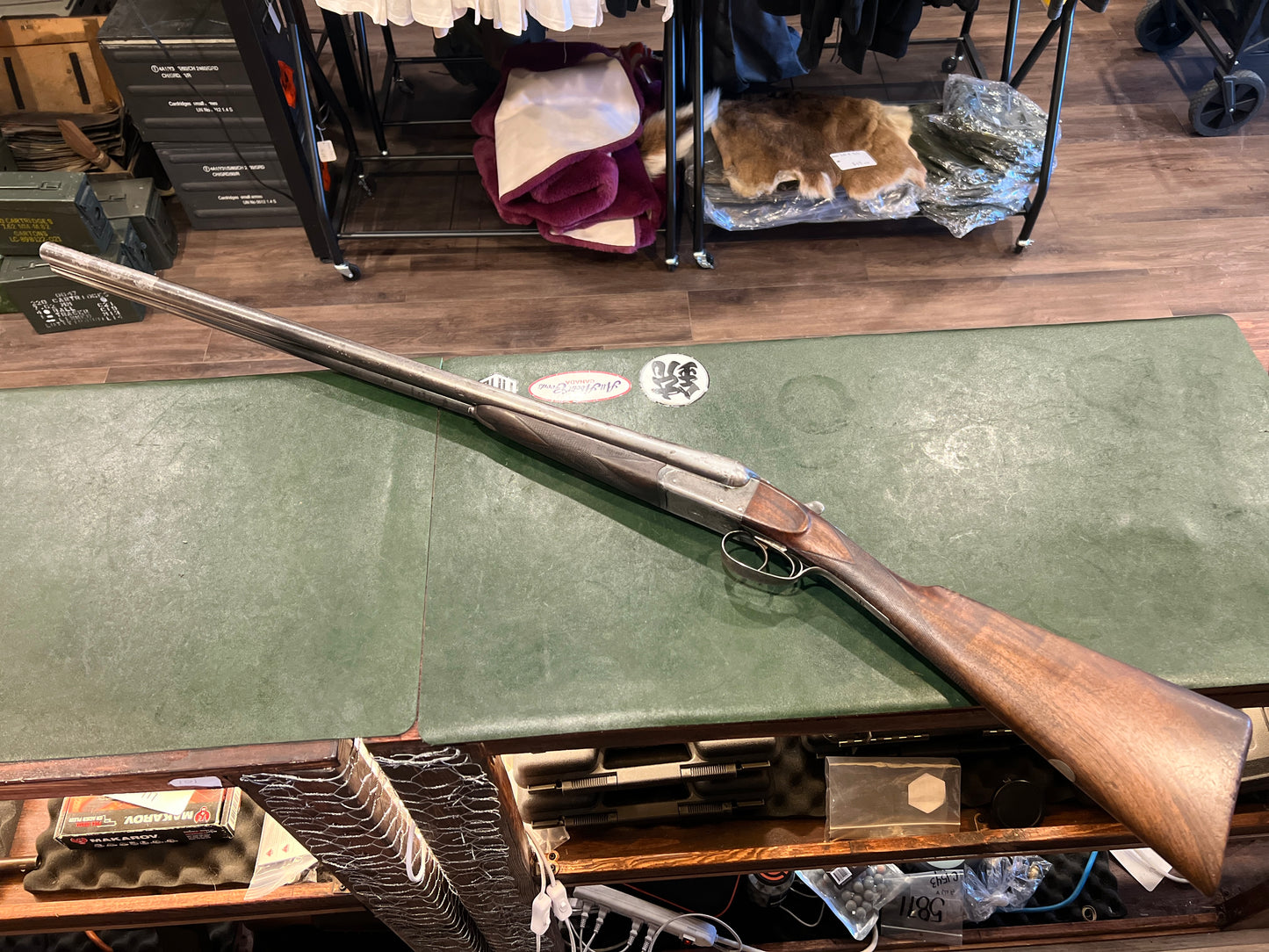 Charles Lancaster Grade E 12 Gauge Side-by-Side Double Shotgun with Original Case