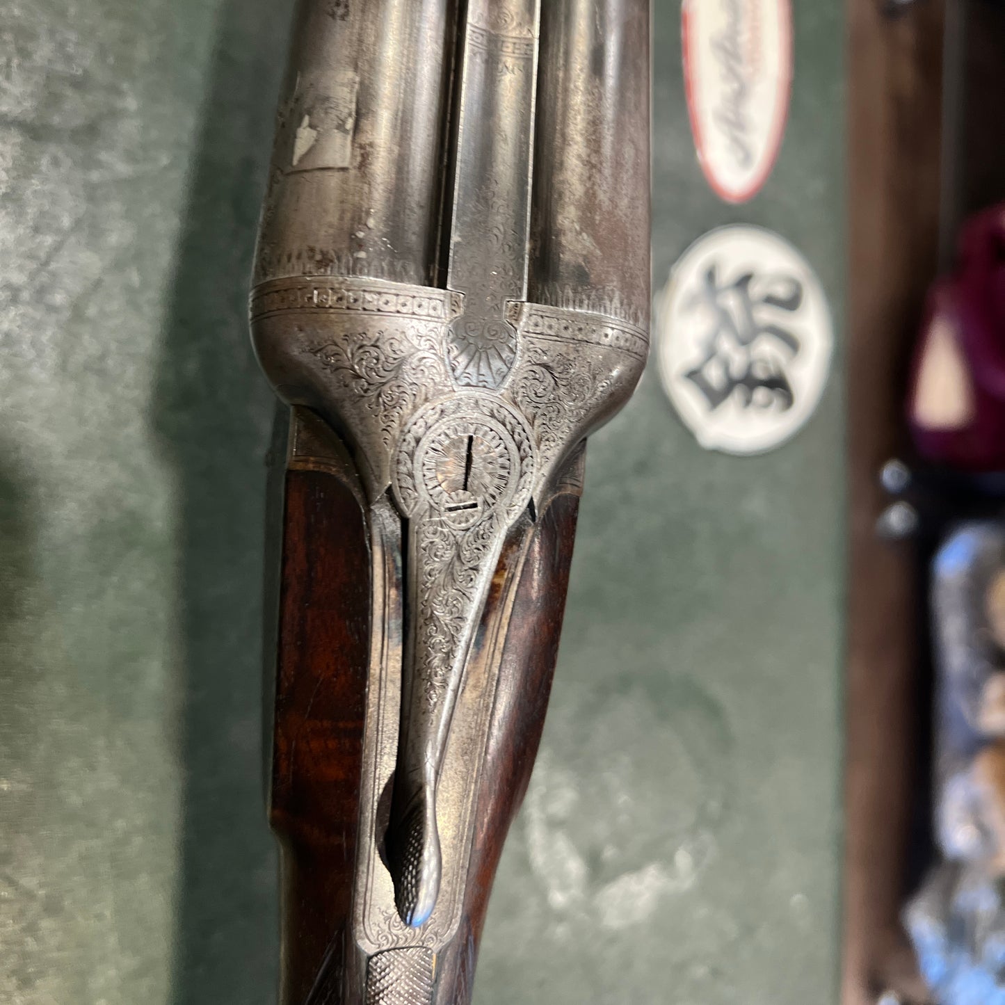 Charles Lancaster Grade E 12 Gauge Side-by-Side Double Shotgun with Original Case