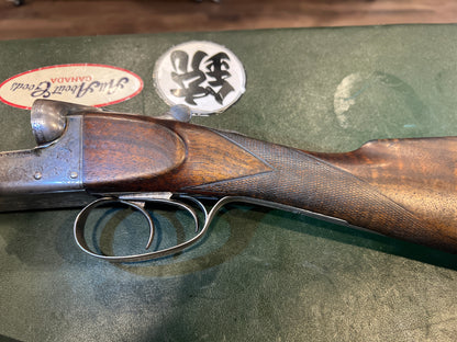 Charles Lancaster Grade E 12 Gauge Side-by-Side Double Shotgun with Original Case