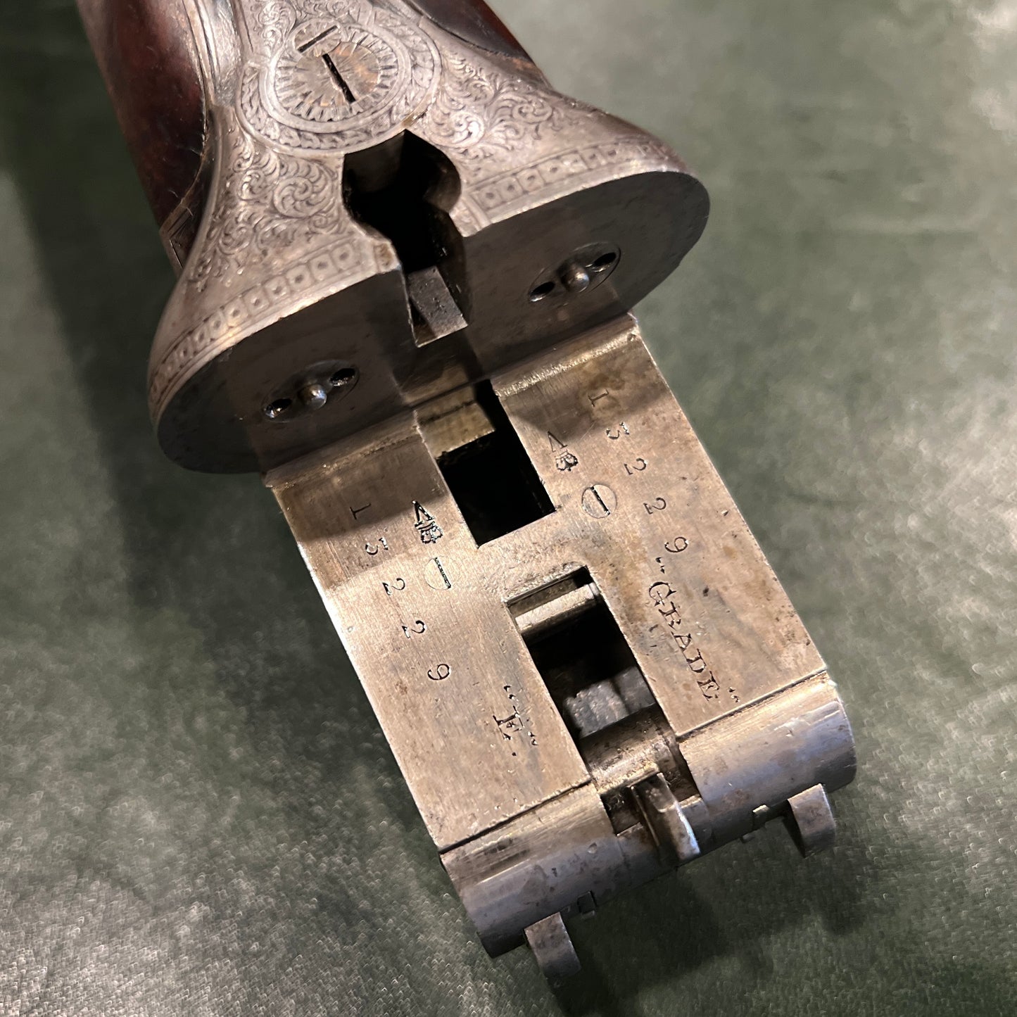 Charles Lancaster Grade E 12 Gauge Side-by-Side Double Shotgun with Original Case