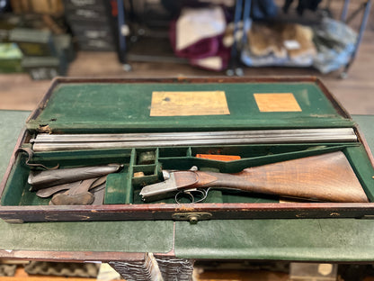 Charles Lancaster Grade E 12 Gauge Side-by-Side Double Shotgun with Original Case