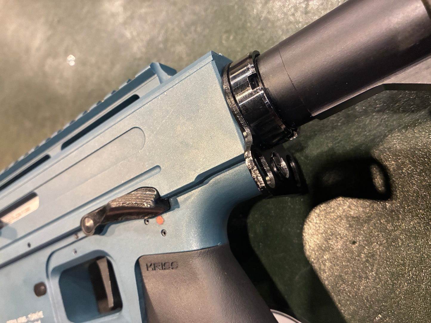 Derya TM22 A-18 Semi-Automatic Rifle – .22 LR – Blue Aluminum Receiver – Magpul Stock – Includes Two Magazines