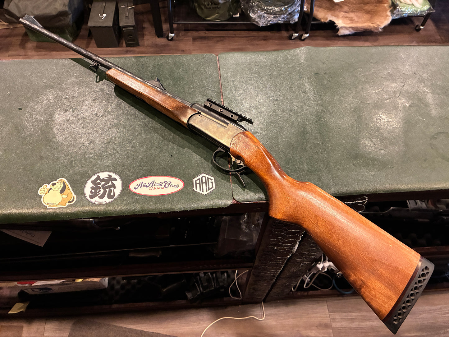 Baikal IZH-18MH Single Shot Rifle – 7.62×39mm – Made in Russia – Break Action – Wood Stock – Scope Rail
