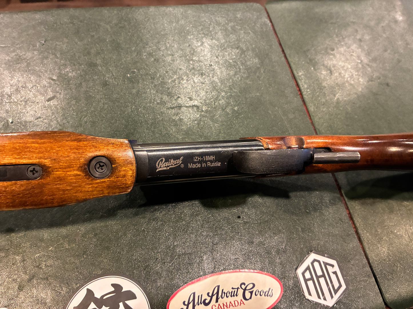 Baikal IZH-18MH Single Shot Rifle – 7.62×39mm – Made in Russia – Break Action – Wood Stock – Scope Rail