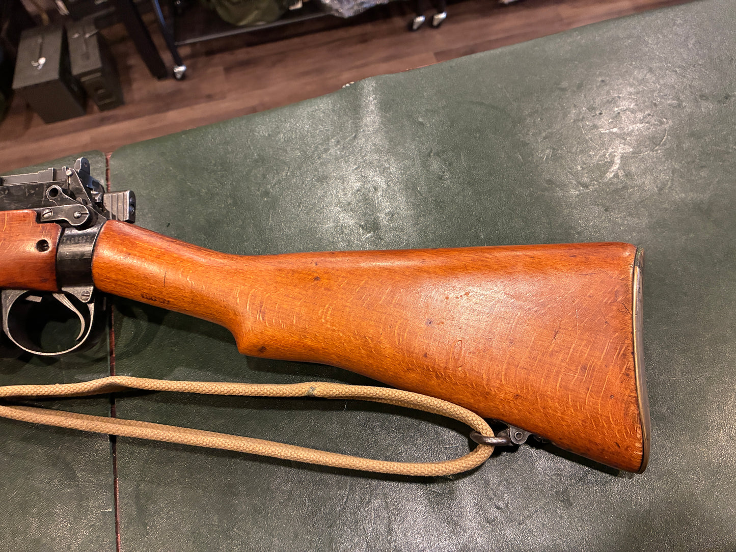 WWII Lee-Enfield No.4 Mk I* Rifle – “U.S. PROPERTY” – .303 British – Visible Matching Numbers – Excellent Bore – Bayonet & Sling Included