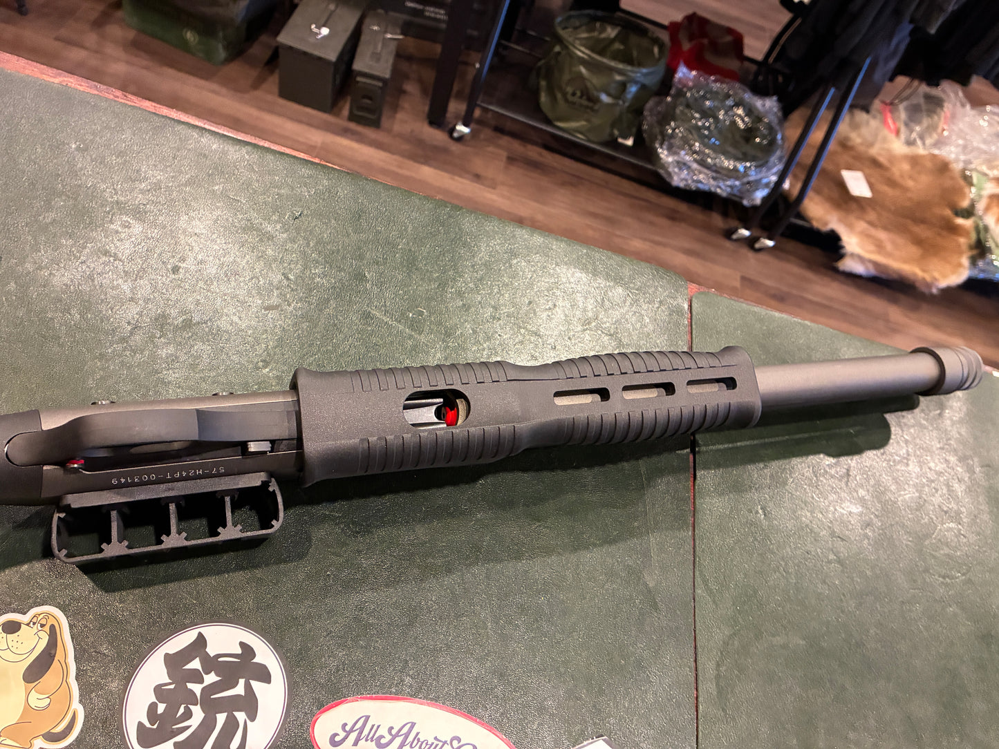 Churchill 612 Torso Pump Action Shotgun – 12 Gauge – 15″ Barrel – Black Synthetic – Includes Pistol Grip, Full Stock & Carry Case