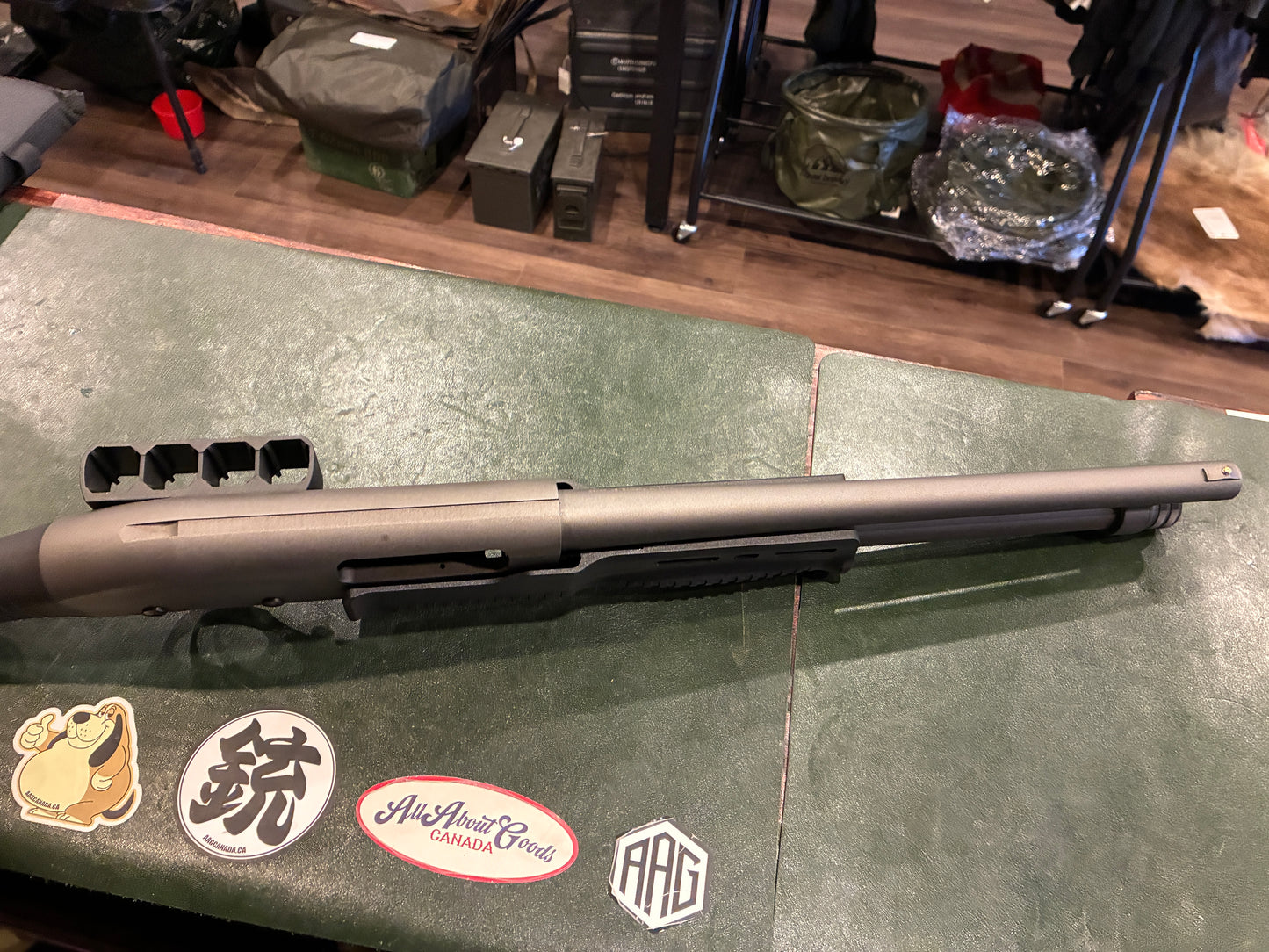 Churchill 612 Torso Pump Action Shotgun – 12 Gauge – 15″ Barrel – Black Synthetic – Includes Pistol Grip, Full Stock & Carry Case