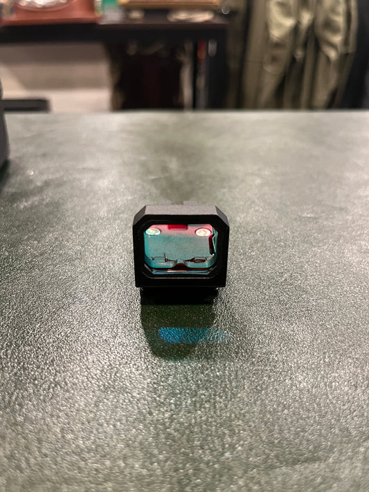FlipDot 反射瞄准镜 黑色 - 紧凑型折叠红点，带安装套件