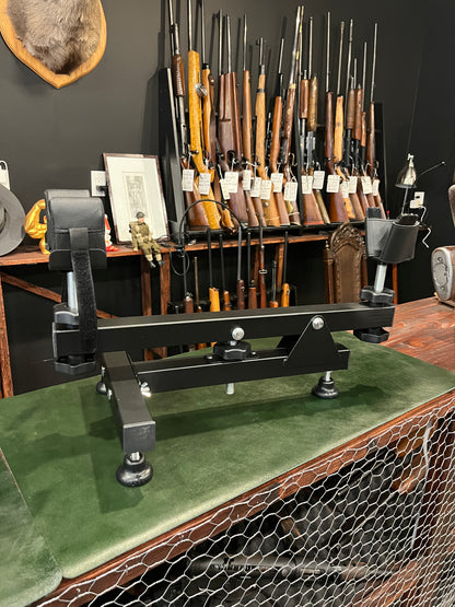 可调节精密步枪射击支架 - 重型钢结构