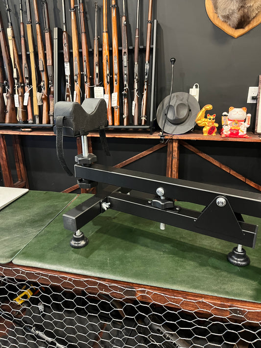 可调节精密步枪射击支架 - 重型钢结构