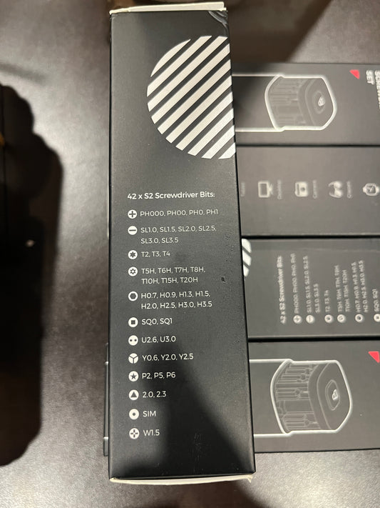 PIPIPOLO 46件套精密螺丝刀套装 - 紧凑型磁性批头套件，适用于电子产品和维修