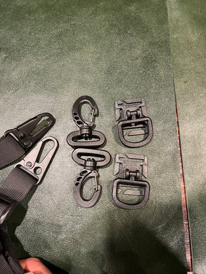 Tactical 2-Point Rifle Sling with Quick-Release Hardware Kit