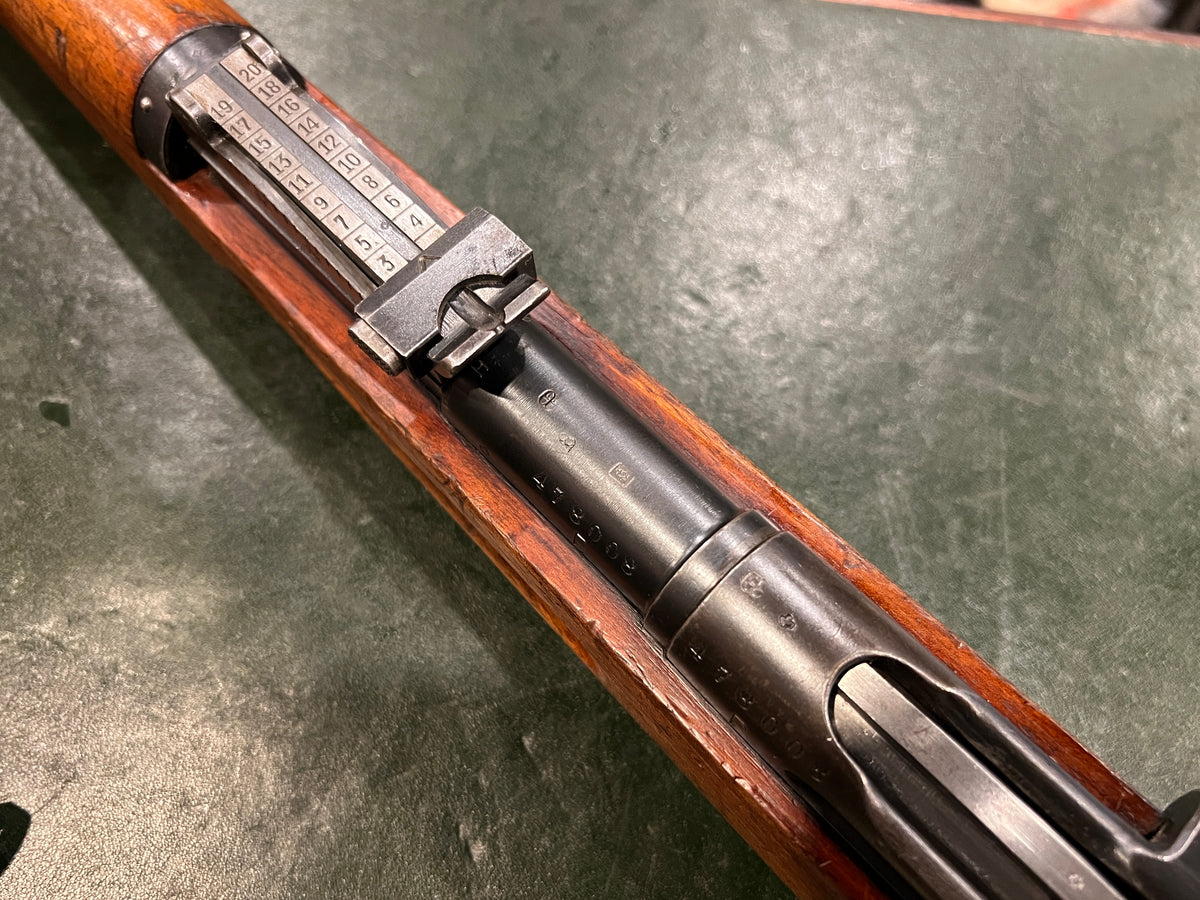 Schmidt-Rubin Model 1911 Long Rifle – 1918 – 7.5×55 Swiss – Matching Numbers