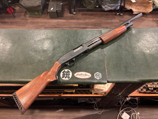 Lakefield Mossberg 500AB Pump Shotgun – Made in Canada – 12 Gauge – Walnut Stock – Short 13" Length of Pull