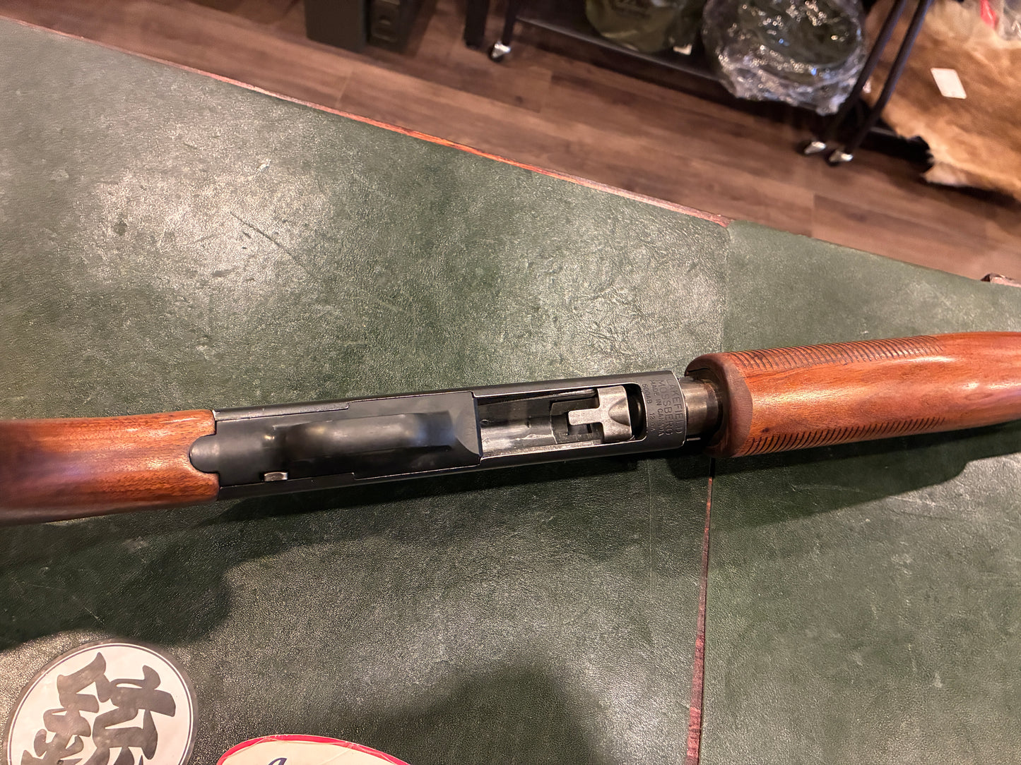 Lakefield Mossberg 500AB Pump Shotgun – Made in Canada – 12 Gauge – Walnut Stock – Short 13" Length of Pull